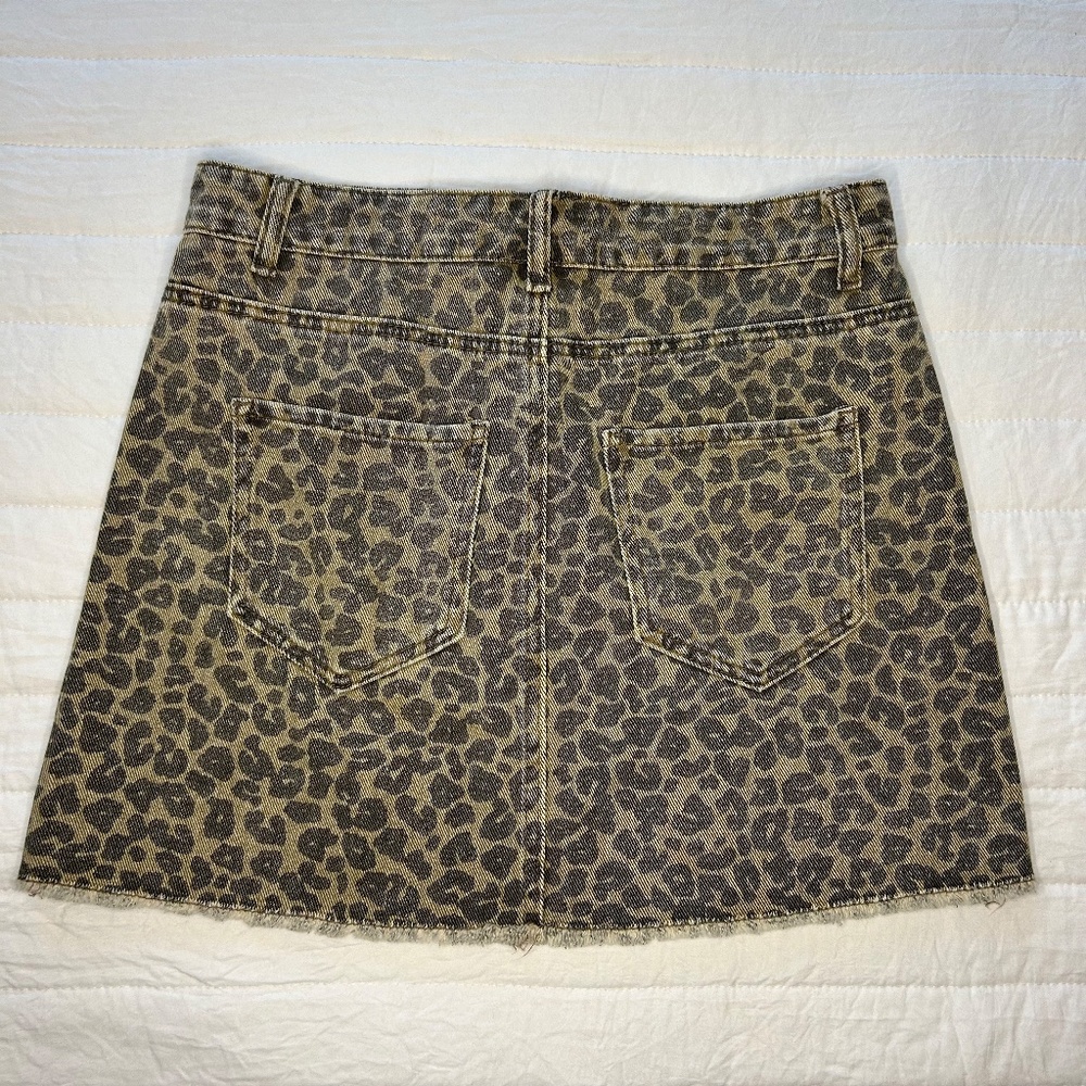 Mud Pie Stevie Leopard Skirt - NEW - Picture 4 of 10
